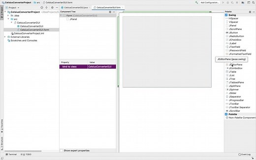 How to Build a Swing GUI with IntelliJ IDEA