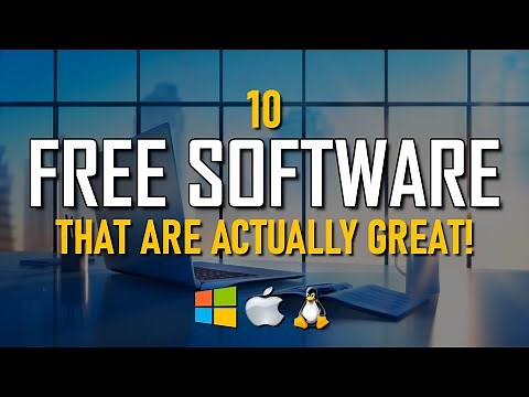 10 Free Software That Are Actually Great!