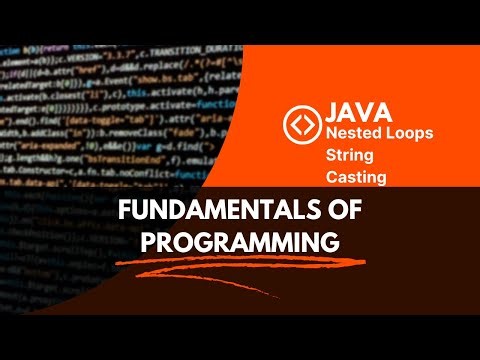 المحاضرة التاسعة - جافا: الدوران المتداخل (Nested Loops) | String | Casting