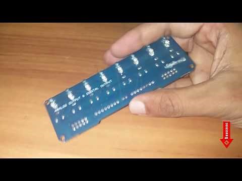 Arduino Line Follower IR Array Sensor Testing Analog and Digital