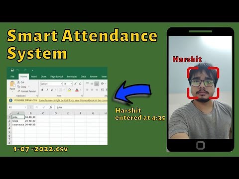 Facial Recognition attendance system using python