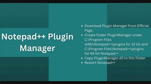 Notepad++ Plugin Manager - Features, Download, Install and Use - Xlbasics