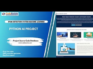 Spam Detection using Python AI ML| Machine Learning Email Classifier | Final Year Project