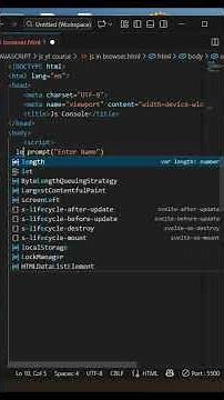 JavaScript Prompt Function Explained 🔥 | How prompt() Works for User Input