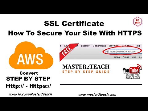 How to secure your site with HTTPS - SSL Certificate - AWS