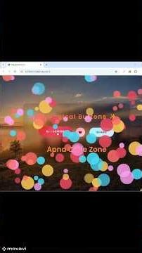 🌸Buttons Using HTML CSS AND JAVASCRIPT |WEBDEVELOPMENT|Shorts ‪@apnacodezone614‬
