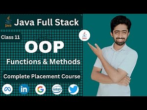 Functions & Methods in Java | Java Full Stack Development Course in Hindi | lecture 11