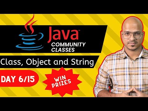 Java Live Session | Class, Object and String | Quiz with prizes