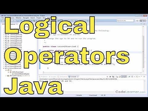 25x - Learn Java Logical Operators (AND, OR, XOR, NOR) - Exercise 1
