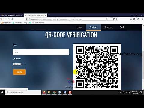 E-Authentication System using QR Code and OTP | Java Final Year Project 2025