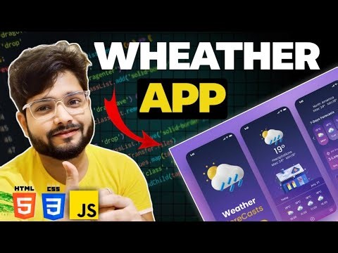 Build a Weather App Using JavaScript | Real-Time Weather API Project || #webdevelopment #coding