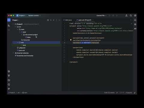 How to create a Maven project in IntelliJ.