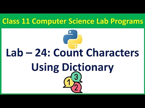 Count Occurrences of Characters in a String Using a Dictionary in Python | Step by Step Tutorial