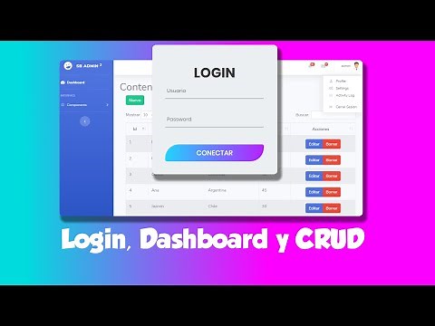 Login, Dashboard y CRUD - Todo en uno