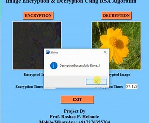 Image Encryption and Decryption Using RSA Algorithm Python Project With Source Code