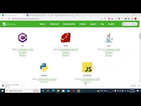 Selenium WebDriver- Downloading and Adding JAR files to the Eclipse Project