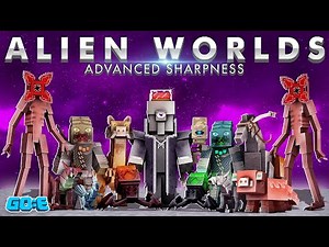 Alien Worlds Advanced Sharpness : A Minecraft Marketplace Texture Pack Trailer