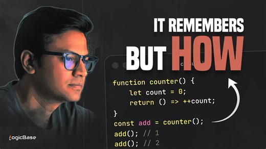 Master JavaScript Closures once and for all! In this video, we'll break down closures from the ground up - step by step - using simple real-world examples. If closures ever confused you, by the end of this tutorial you'll be able to explain them confidently in any interview or JavaScript project. 🔗 Full video - https://youtu.be/JVT_d9Qx_ro | Sumit Saha