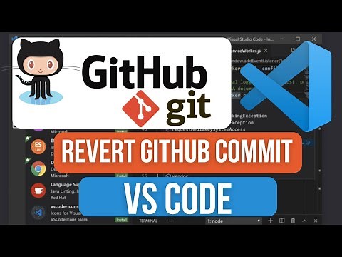 How to REVERT a Commit from GitHub in VS Code | Undo Git Commits Easily