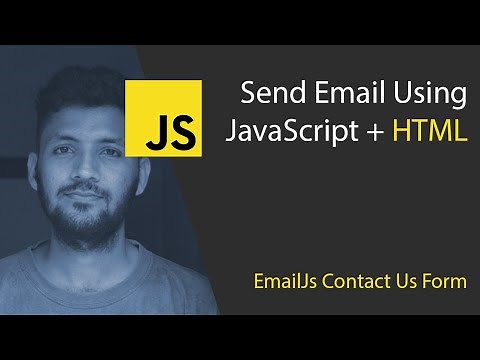 Send Email using HTML + JavaScript (EmailJs Tutorial)