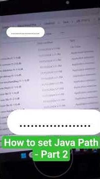 How to set java Path Part 2 **For better understanding, read the description as well**