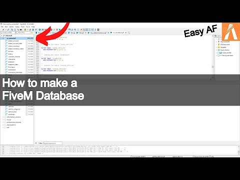 How To Create a SQL Database For Fivem Servers Updated!