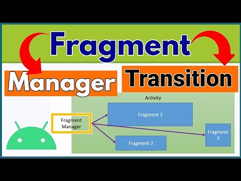 Fragment Manager - Fragment Transition -Fragment Tutorial in Android #4