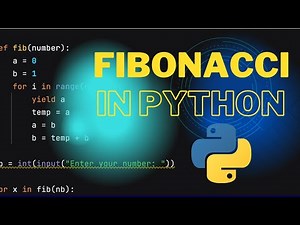 Python Tutorial: Fibonacci Sequence with For Loop