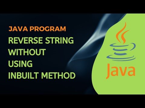 Reverse String Without Using Inbuilt Method || Java Program || Java Strings || Swaroop Nadella