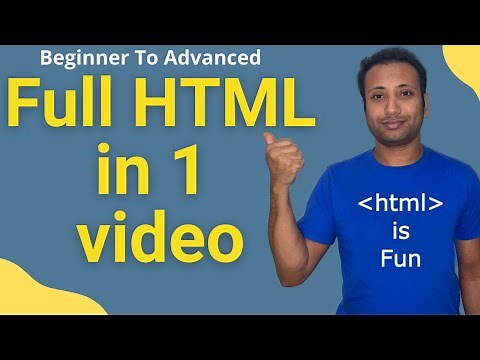 Full HTML course in 1 video | Bangla video 2025