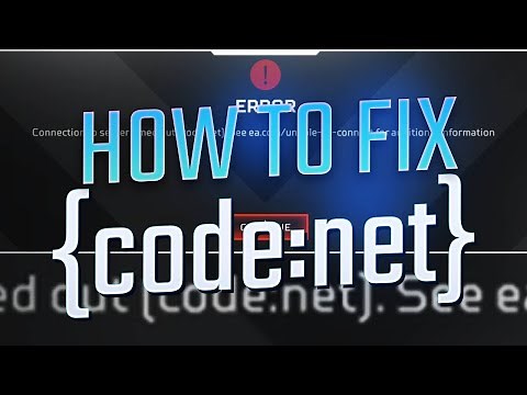 How to fix code:net in Apex Legends