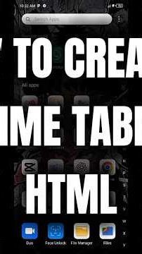 HTML TABLE IN 10 MINUTES?!“HTML tutorial for Nigerian students”“WAEC practical HTML project”
