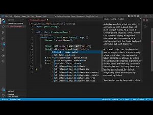 2.2.2 Flow Layout | Layout Management | GUI with Swing | Advanced Java Programming