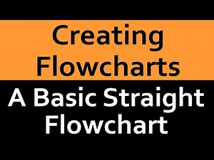 Flowchart Example - Basic Straight Flowchart