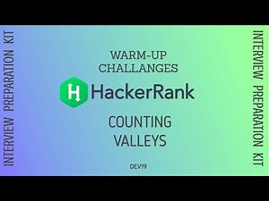 Counting Valleys | Hackerrank Solutions