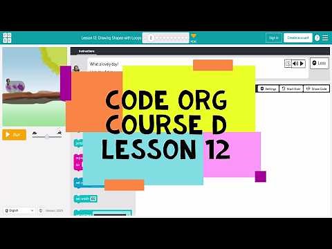 Code.org Course D Lesson 12 Drawing Shapes with Loops - Code org Lesson 11 Answers