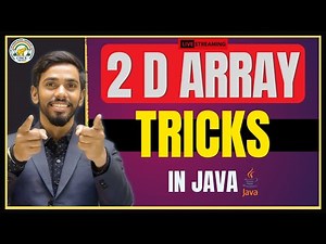 Double Dimensional Array in Java | 2D Array Computer Tricks | Computer Class 10 11 12 | Prateik Sir