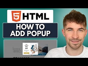 How to Add a Popup to HTML Website (2025)