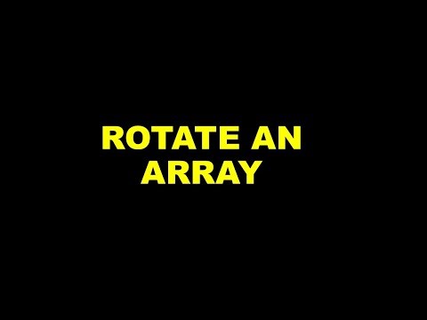 Rotate An Array | GFG Practice