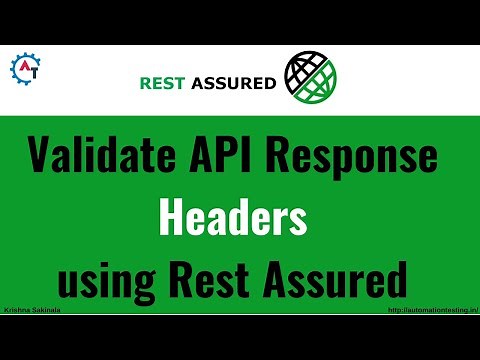 11. Validating API Response Headers using Rest Assured | API Testing Tutorial