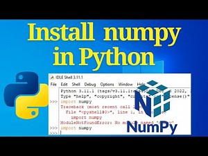How to install NumPy on Python in Windows 10 | PIP install NumPy | NumPy installation in Windows