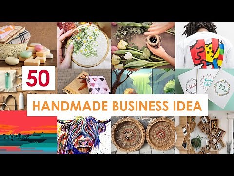 50 Handmade Business Ideas You Can Start At Home | Easy Handmade Products To Sell