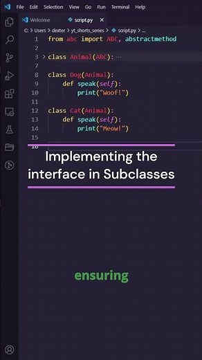 Python in 60 seconds: Abstract Base Classes for Interface Design