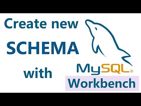 How to Create a new schema on latest MySQL Workbench