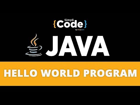 Java Tutorial For Beginners | Hello World Program In Java | First Program In Java | SimpliCode