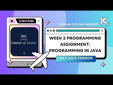 NPTEL Week 2 Programming Assignment : Programming in Java July 2023