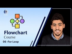 06- For Loop Flowgorithm ( Flowchart Course ) - شرح بالعربي