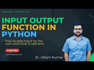 #3 Python Input, Output, Functions & Operators Explained Simply!