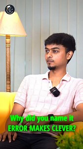 Reason behind naming it “Error Makes Clever” ✔️ #tech #errormakesclever | Error Makes Clever