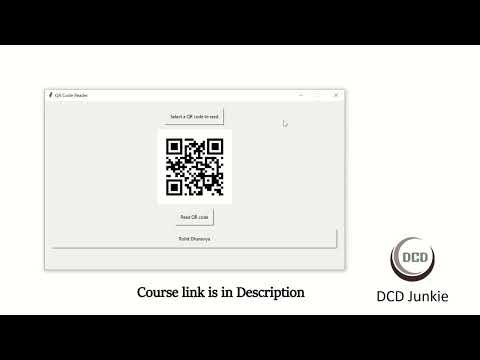 How to make QR Code Reader in Python with Tkinter